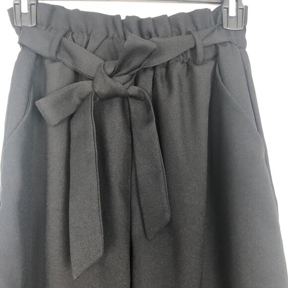 Aphrodite Women's Pants XS Pull On Paper Bag Waist Cropped Office Career Dressy - Picture 3 of 10